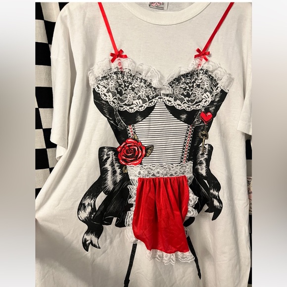 NWT Vintage Sensual Teeze Night Gown Lingerie Shirt - Picture 2 of 14